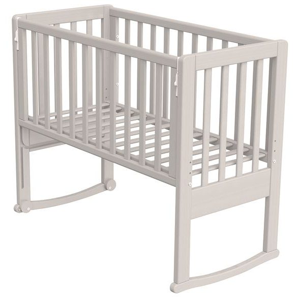 SCARLETT HOUPACÍ LIŽINY PRO POSTÝLKU BABY ANA (BUK) BÍLÉ - KOLEČKA A ŠUPLÍKY K POSTÝLKÁM - SPINKÁNÍ