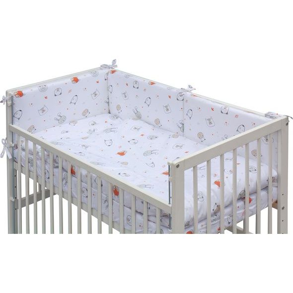 SCARLETT DĚTSKÁ POSTÝLKA S KOMPLETNÍ VÝBAVOU SCARLETT 120 X 60 CM - LABRA - DŘEVĚNÉ POSTÝLKY - SPINKÁNÍ