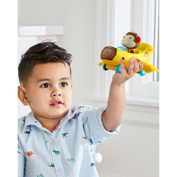 SKIP HOP ZOO HRAČKA LETADLO BANÁN 2R+ - SENZORICKÉ HRAČKY - PRO DĚTI