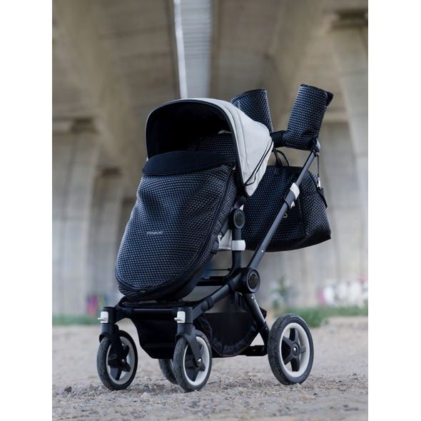 PINKIE ZATEPLENÝ NÁNOŽNÍK PINKIE BLACK COMB - NÁNOŽNÍKY - KOČÁRKY A PŘÍSLUŠENSTVÍ