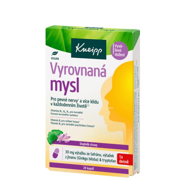 KNEIPP DOPLNĚK STRAVY VYROVNANÁ MYSL 20 DRAŽÉ - POTRAVINOVÉ DOPLŇKY - PRE MAMIČKY