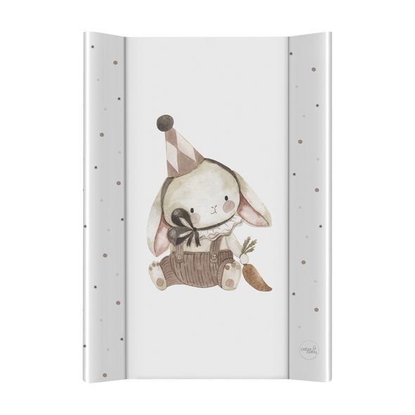 CEBA PODLOŽKA PŘEBALOVACÍ 2-HRANNÁ S PEVNOU DESKOU (50X70) ULTRA LIGHT BIRTHDAY BUNNY - PŘEBALOVACÍ PODLOŽKY - PŘEBALOVÁNÍ