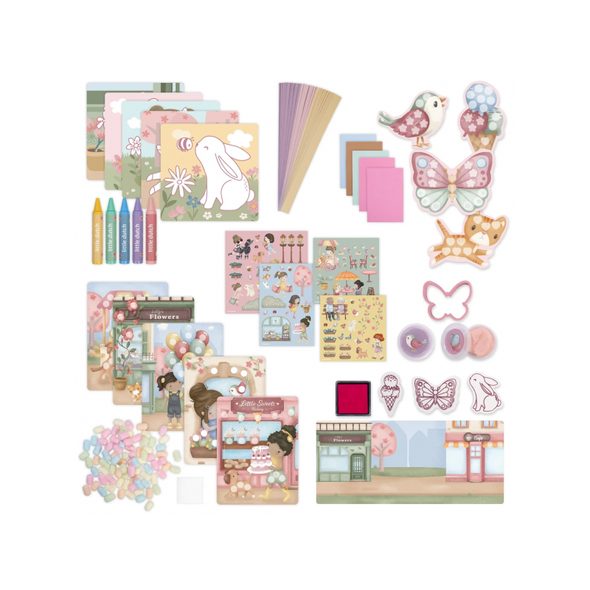 LITTLE DUTCH KREATIVNÍ SADA XL ROSA & FRIENDS - LITTLE DUTCH - PRO DĚTI