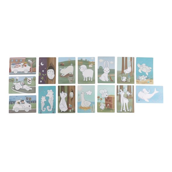 LITTLE DUTCH KRESLICÍ TABLET BLUE FOREST FRIENDS - FOREST FRIENDS - PRO DĚTI