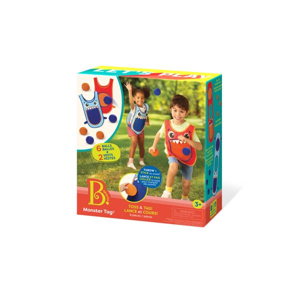 B-TOYS VESTY S MÍČKY MONSTER TAG - STAVEBNICE A PUZZLE - PRO DĚTI