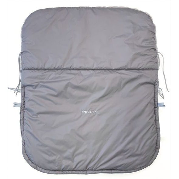 PINKIE ZATEPLENÁ STAHOVACÍ DEKA PINKIE FUR GREY - NÁNOŽNÍKY - KOČÁRKY A PŘÍSLUŠENSTVÍ