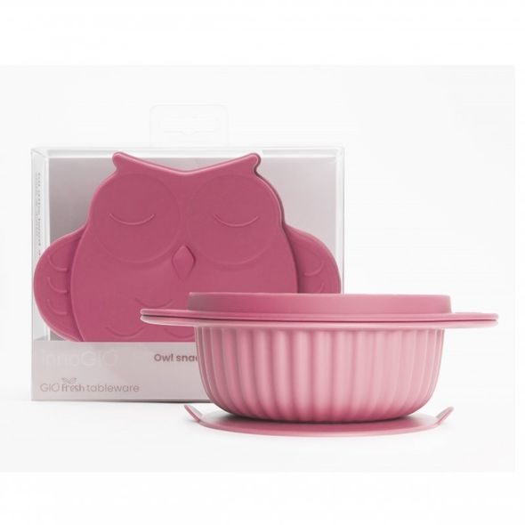 INNOGIO SILIKONOVÁ MISKA S VÍČKEM GIOFRESH - MISKY, TALÍŘKY A PODLOŽKY - KRMENÍ