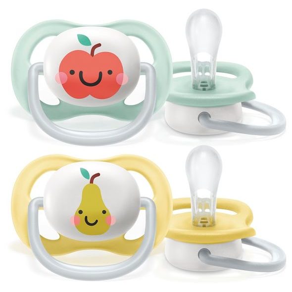 PHILIPS AVENT ŠIDÍTKO ULTRA AIR NEUTRAL (JABLKO) 0-6M 2KS - ŠIDÍTKA A DOPLŇKY - KRMENÍ