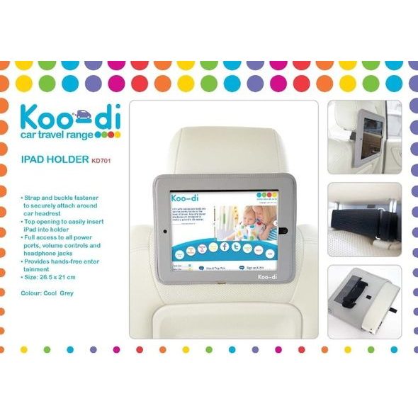 KOO-DI IPAD HOLDER - DRŽÁK NA IPAD DO AUTA - AUTODOPLŇKY RŮZNÉ - AUTOSEDAČKY A PŘÍSLUŠENSTVÍ