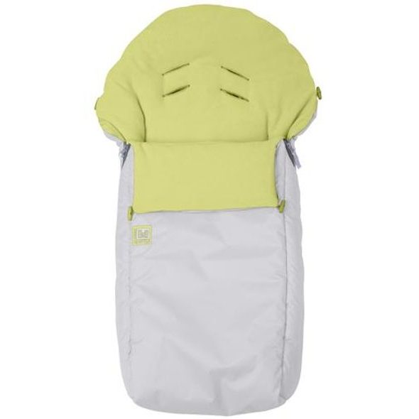 FOOTMUFF ŠEDÁ / ZELENÁ - FUSAKY DO KOČÁRKU - KOČÁRKY A PŘÍSLUŠENSTVÍ