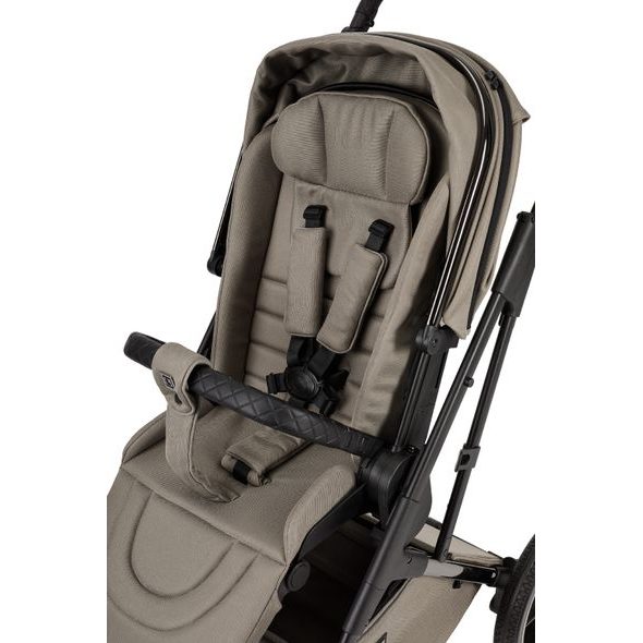 MOON PIÚ BLACK CHROME / MUD 2024 - DVOJKOMBINACE - KOČÁRKY A PŘÍSLUŠENSTVÍ