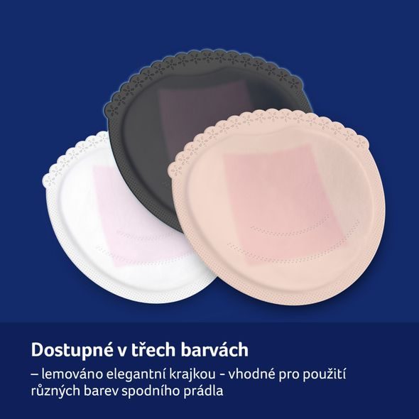 LOVI VLOŽKY DO PODPRSENKY ANTIBAKTERIÁLNÍ DISCREET ELEGANCE 20KS ČERNÉ - PRSNÍ VLOŽKY - PRO MAMINKY