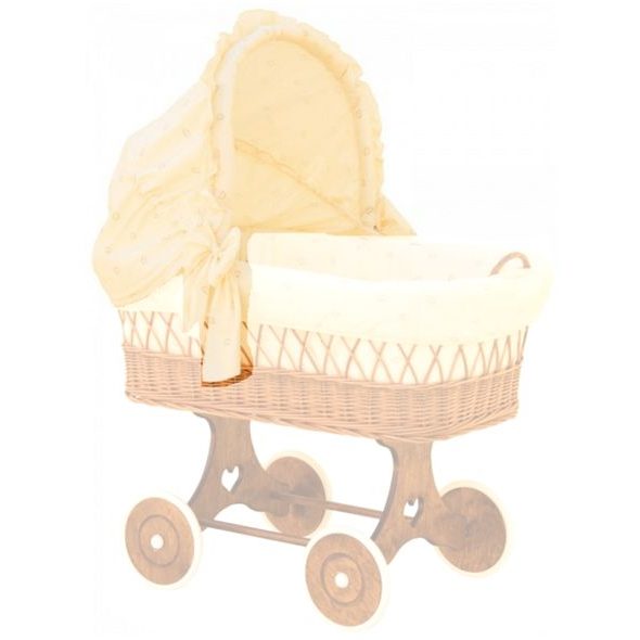 SCARLETT BOUDIČKA K PROUTĚNÉMU KOŠI MÉĎA- BÉŽOVÁ - KOŠÍKY A KOLÉBKY - SPINKÁNÍ