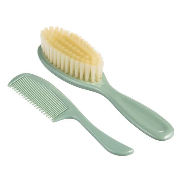 CANPOL BABIES HŘEBEN A KARTÁČ GOOSE ZELENÝ - HŘEBÍNKY A KARTÁČKY - KOUPÁNÍ A ZDRAVÍ