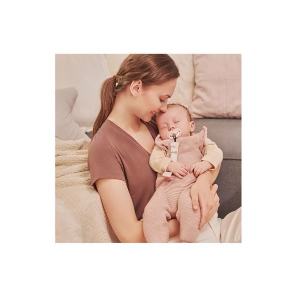 CANPOL BABIES SET SYMETRICKÝCH SILIKONOVÝCH DUDLÍKŮ 18M+ BONJOUR PARIS RŮŽOVÝ - ŠIDÍTKA A DOPLŇKY - KRMENÍ