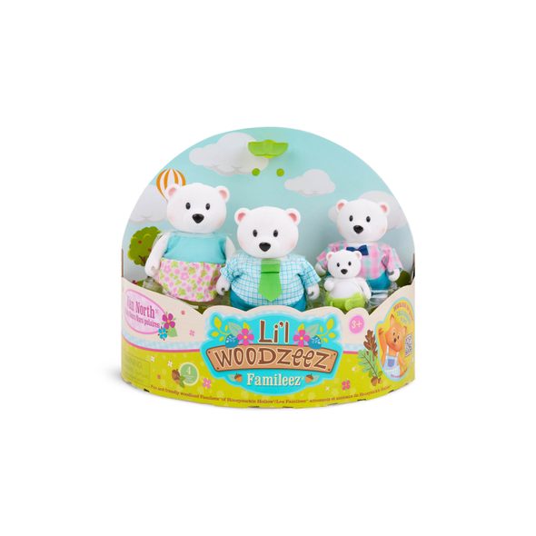 LI'L WOODZEEZ RODINA LEDNÍCH MEDVĚDŮ VAN NORTH - ZVÍŘATA - PRO DĚTI