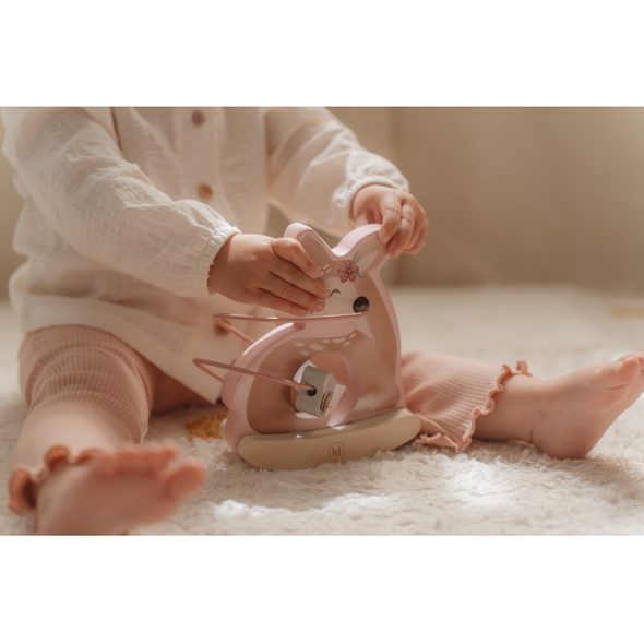 LITTLE DUTCH SRNKA SE SPIRÁLOU DŘEVĚNÁ FAIRY GARDEN - MOTORICKÉ A HRY - PRO DĚTI