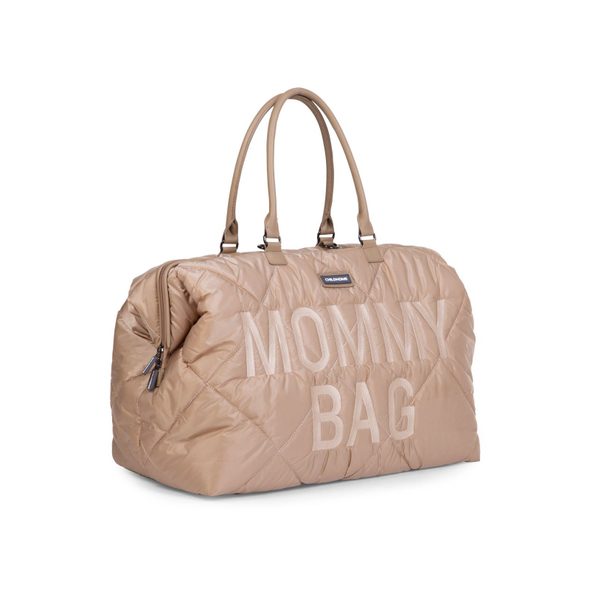 CHILDHOME PŘEBALOVACÍ TAŠKA MOMMY BAG PUFFERED BEIGE - PŘEBALOVACÍ TAŠKY - KOČÁRKY A PŘÍSLUŠENSTVÍ