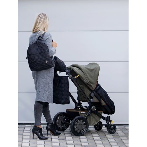 PINKIE BATOH BUGEE SMALL BLACK COMB - PŘEBALOVACÍ BATOHY - KOČÁRKY A PŘÍSLUŠENSTVÍ