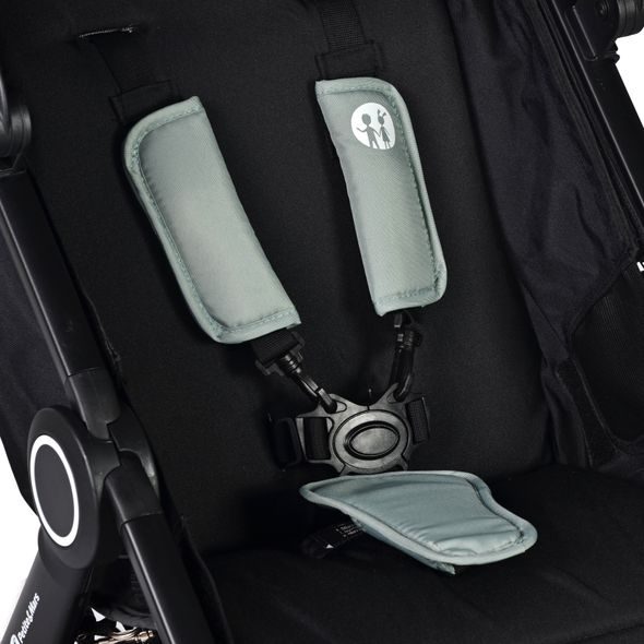 PETITE&MARS STREET+ POUZE STŘÍŠKA + POLSTROVÁNÍ IRON GREEN (!!POZOR BEZ PODVOZKU!!) - BAREVNÉ SETY K PODVOZKU - KOČÁRKY A PŘÍSLUŠENSTVÍ