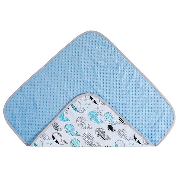 TOMI DEKA MINKY VELRYBA - DĚTSKÉ DEKY PRO MIMINKA - SPINKÁNÍ