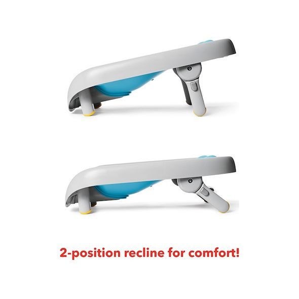 SKIP HOP LEHÁTKO NA KOUPÁNÍ SKLÁDACÍ MOBY MODRÉ 0-6 M - LEHÁTKA DO VANIČKY - KOUPÁNÍ A ZDRAVÍ