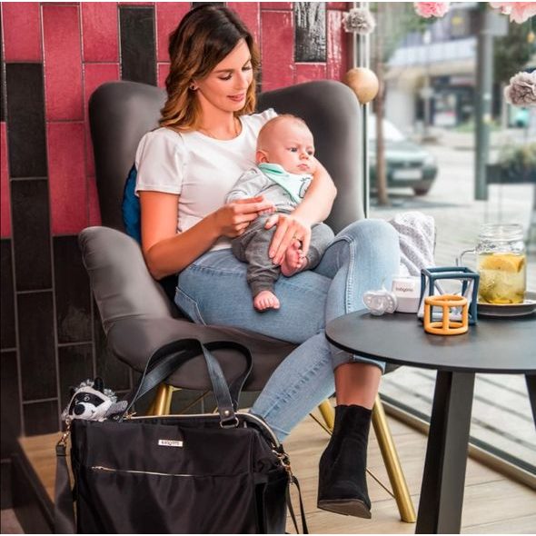 BABYONO TAŠKA PŘEBALOVACÍ COCO ČERNÁ - PŘEBALOVACÍ TAŠKY - KOČÁRKY A PŘÍSLUŠENSTVÍ