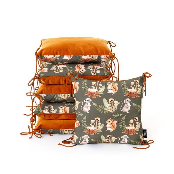 T-TOMI POLŠTÁŘKOVÝ MANTINEL 35X35CM - MANTINELY - SPINKÁNÍ