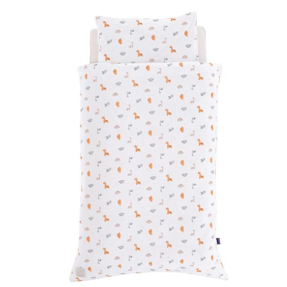 TRÄUMELAND POVLEČENÍ JERSEY 100/135 + 40/60 DINOLINO ALLOVER - POVLEČENÍ DO POSTÝLKY - SPINKÁNÍ