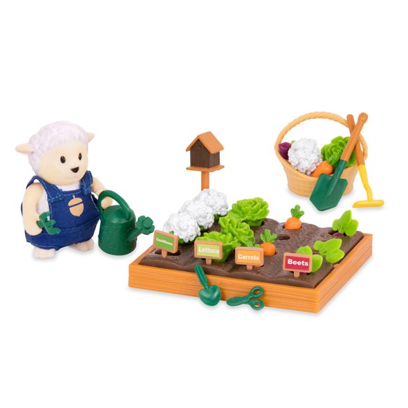 LI'L WOODZEEZ SADA NA ZAHRADNIČENÍ - DOPLŇKY PRO FIGURKY - PRO DĚTI