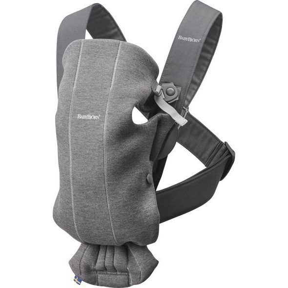 BABYBJÖRN NOSÍTKO MINI DARK GREY 3D JERSEY - KLOKANKY A ŠÁTKY - NOŠENÍ & SPORT