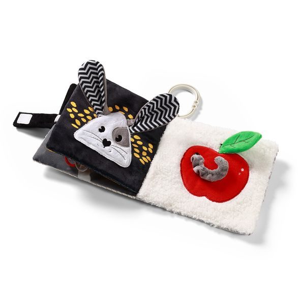 BABYONO KNÍŽKA SENZORICKÁ KONTRASTNÍ MOUSE 0 M+ - KNÍŽKY PRO NEJMENŠÍ - PRO DĚTI