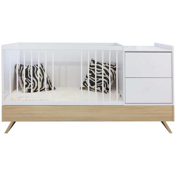 KOMBI POSTÝLKA FAKTUM SIENNA 3V1 WHITE 70X - DŘEVĚNÉ POSTÝLKY - SPINKÁNÍ