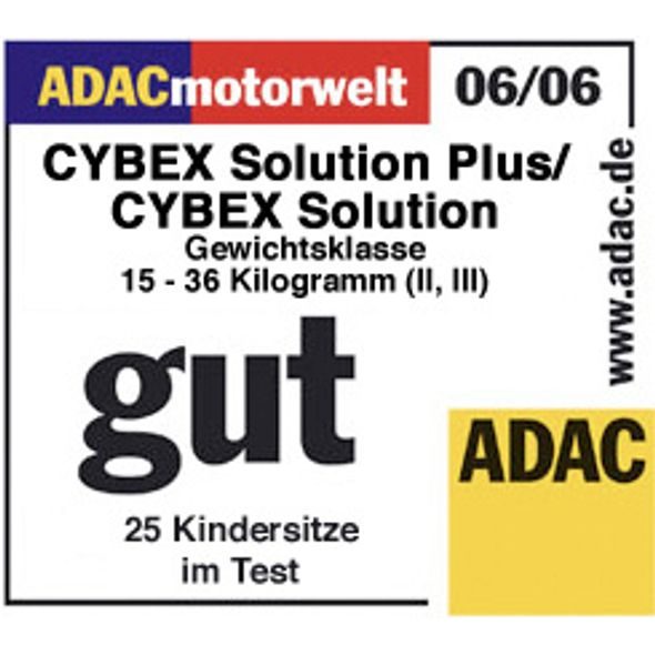 CYBEX SOLUTION 2010 - AUTOSEDAČKY 15-36KG - AUTOSEDAČKY A PŘÍSLUŠENSTVÍ