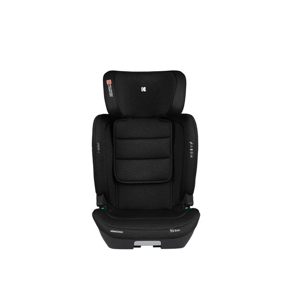 KIKKABOO AUTOSEDAČKA 100-150 CM I-SCOUT I-SIZE BLACK - AUTOSEDAČKY 15-36KG - AUTOSEDAČKY A PŘÍSLUŠENSTVÍ