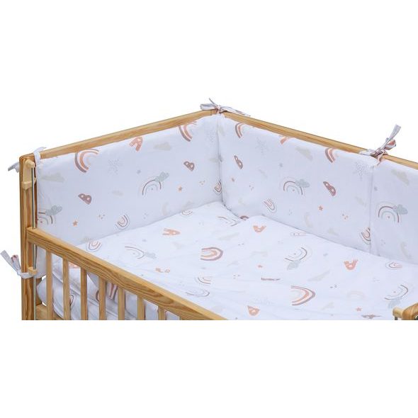 SCARLETT DĚTSKÁ POSTÝLKA S KOMPLETNÍ VÝBAVOU SCARLETT 120 X 60 CM - MONTA - DŘEVĚNÉ POSTÝLKY - SPINKÁNÍ