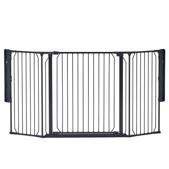 BABY DAN UNIVERZÁLNÍ PROSTOROVÁ ZÁBRANA BABYDAN CARL WIDE, ČERNÁ - OHRÁDKY - KOUPÁNÍ A ZDRAVÍ