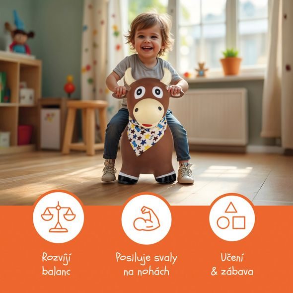 ZOPA HOPSADLO SKIPPY - NAFUKOVACÍ SKÁKADLA - PRO DĚTI