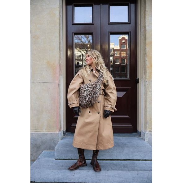 STUDIO NOOS COTTON CROSS BODY BAG BROWN LEOPARD - ORGANIZÉRY A KOŠÍKY - KOČÁRKY A PŘÍSLUŠENSTVÍ