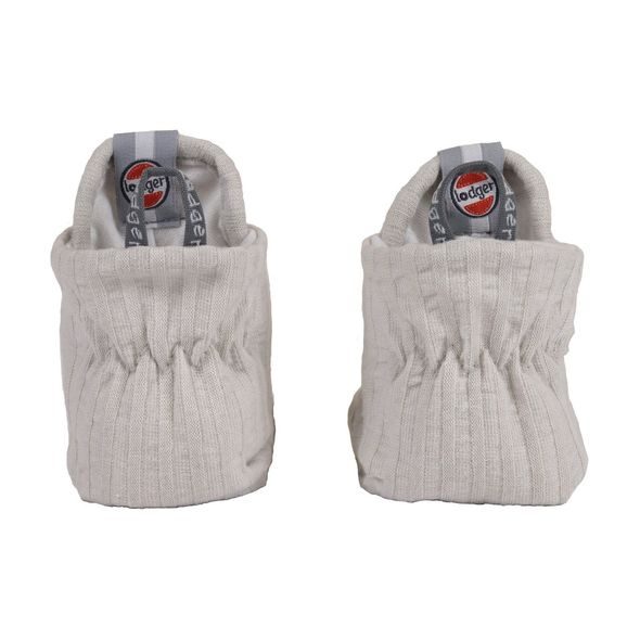 LODGER SLIPPER SEERSUCKER STEEL 0 - 3 MĚSÍCE - BOTIČKY - PRO DĚTI