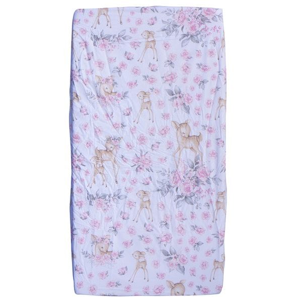 SCARLETT PROSTĚRADLO DO POSTÝLKY SRNEČEK RŮŽOVÁ 120X60CM - PROSTĚRADLA - SPINKÁNÍ