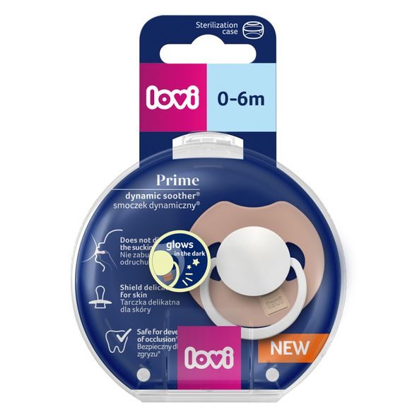 LOVI DUDLÍK SVÍTÍCÍ SILIKONOVÝ DYNAMICKÝ PRIME 0-6M 1KS BLUSH - ŠIDÍTKA A DOPLŇKY - KRMENÍ