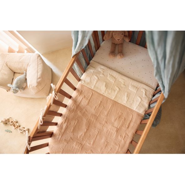 JOLLEIN DEKA 75X100CM JUNGLE JAMBO - BISCUIT / OATMEAL - DĚTSKÉ DEKY PRO MIMINKA - SPINKÁNÍ