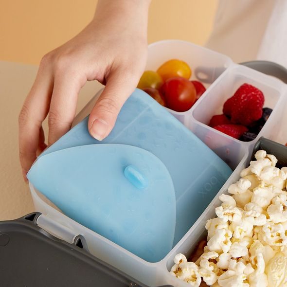 B.BOX SILIKONOVÁ KAPSA NA SENDVIČ - RŮŽOVÁ - KRABIČKY NA SVAČINU - KRMENÍ