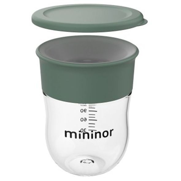 MININOR TRÉNINKOVÝ HRNEČEK 220 ML WILLOW GREEN - DĚTSKÉ HRNEČKY - KRMENÍ