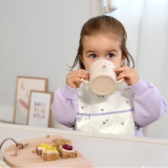 LÄSSIG BABIES SIPPY CUP PP/CELLULOSE HAPPY FRUITS CHERRY - DĚTSKÉ HRNEČKY - KRMENÍ