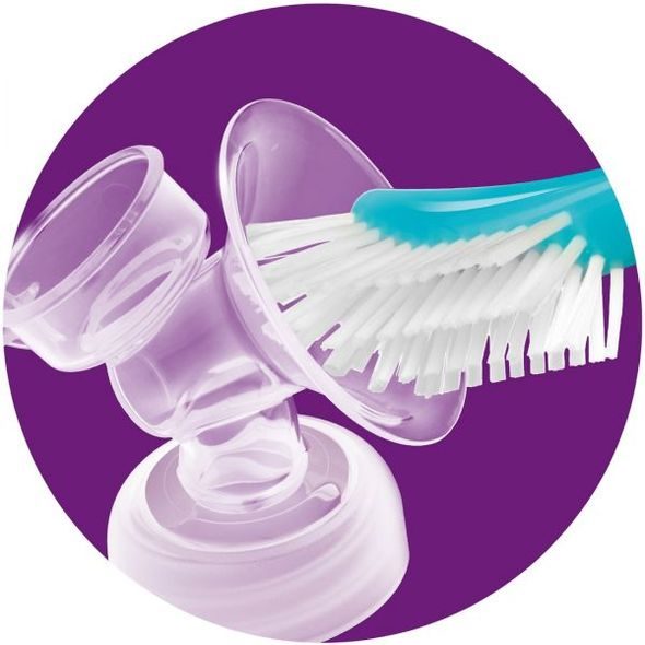 PHILIPS AVENT ODSÁVAČKA MATEŘSKÉHO MLÉKA MANUÁLNÍ + VIA 180ML 5KS - ODSÁVAČKY MATEŘSKÉHO MLÉKA - KRMENÍ