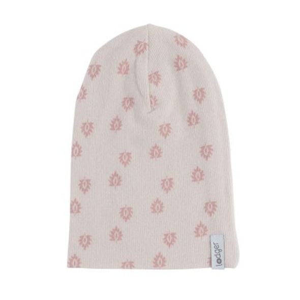 LODGER BEANIE PRINT RIB TAN 0 - 6 MĚSÍCŮ - ČEPIČKY A KLOBOUČKY - PRO DĚTI