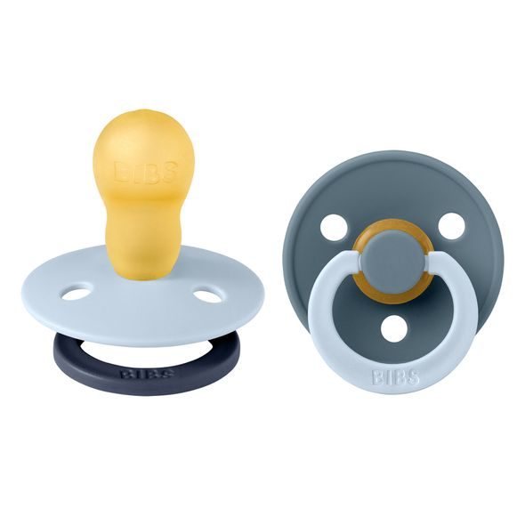 BIBS COLOUR FUSION DUDLÍKY Z PŘÍRODNÍHO KAUČUKU 2KS – VELIKOST 3 - ŠIDÍTKA A DOPLŇKY - KRMENÍ