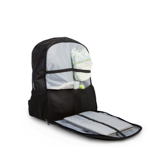CHILDHOME PŘEBALOVACÍ BATOH DADDY BAG BLACK - PŘEBALOVACÍ BATOHY - KOČÁRKY A PŘÍSLUŠENSTVÍ